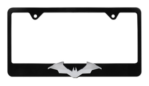 Elektroplate The Batman Movie Metal License Plate Frame THEBAT-CHR-BLK-STD-LPF