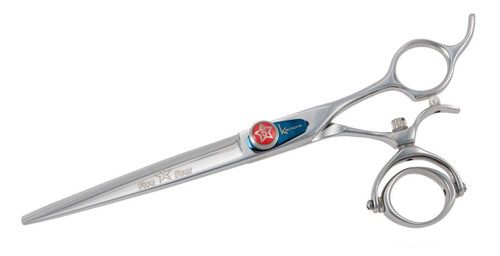 Kenchii Grooming Five Star 7.0-inch Double Swivel Straight Shear KEFSS7
