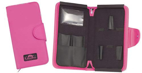 Kenchii Shear & Scissor Case Hold 5 Beauty or Grooming Shears KEL5Z (Pink)