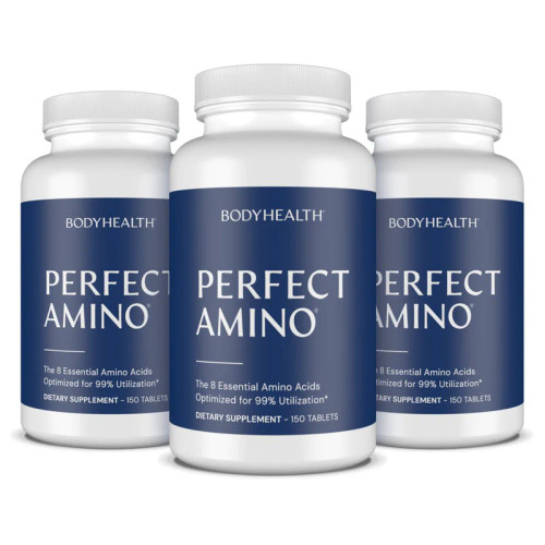  BoddyHealth Perfect Amino 150ct tablets - Uncoated - 3 Pack