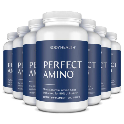BodyHealth PerfectAmino 300ct tablets - Uncoated - 12 Pack