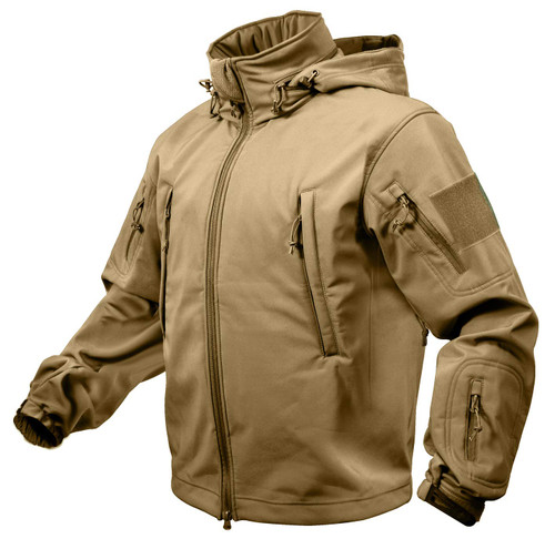 Rothco Special Ops Tactical Soft Shell Jacket -Coyote Brown Large