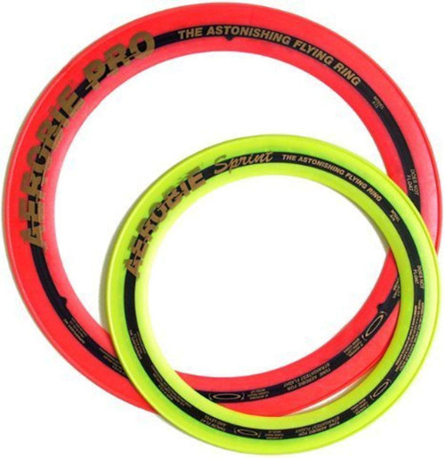 Aerobie Pro Ring (13") & Sprint Ring (10") Set - Random Assorted Colors