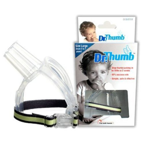 Dr Thumb for Thumb Sucking Prevention and Treatment, Stop Thumb Sucking Today (Large (3-7 years)