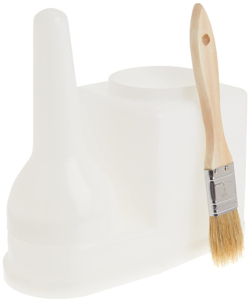 Big Horn 19040 30-Ounce Glue Container w/ Brush, White