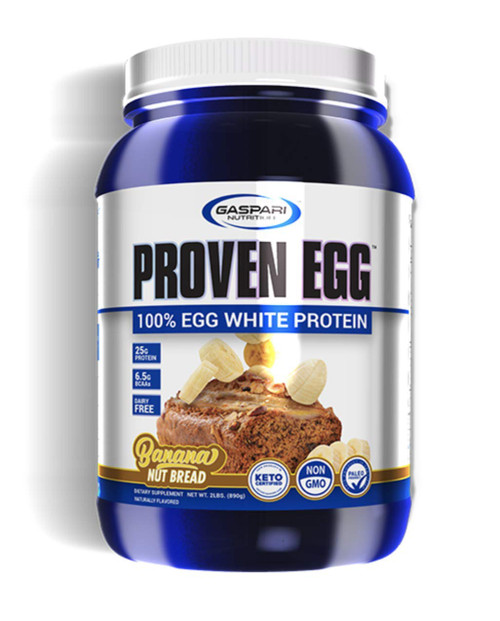 Gaspari Proven Egg - Banana Nut Bread - 2lb (900g)