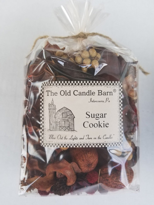 Old Candle Barn Sugar Cookie Potpourri Small Bag - Perfect for Fall and Winter Decoration or Bowl Filler