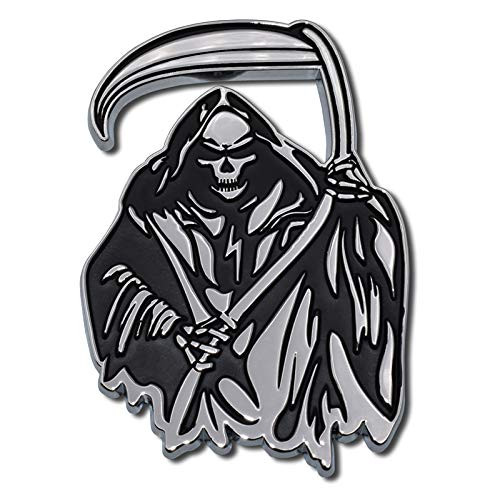 Elektroplate Metalhead Grim Reaper Chrome Auto Emblem | REAPER-C
