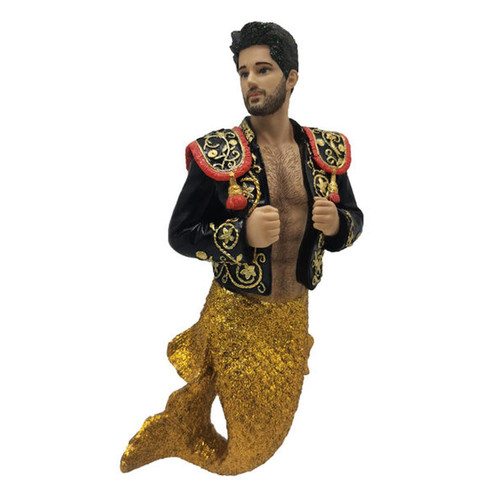 December Diamonds Matt Adore Merman Christmas Ornament - 5555176