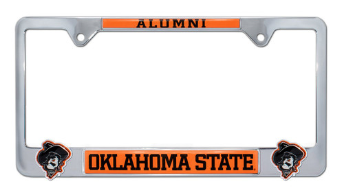 Elektroplate Oklahoma State Alumni 3D, License Plate Frame