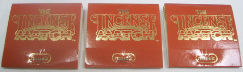 Musk: Scented Incense Match Books - Lot of 3 Books (90 Matches)