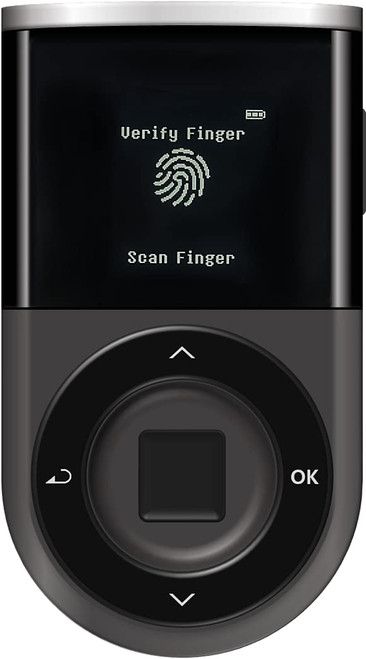 D'CENT Biometric Wallet-Cryptocurrency Hardware Wallet-Bluetooth-Supporting Bitcoin - Ethereum and more