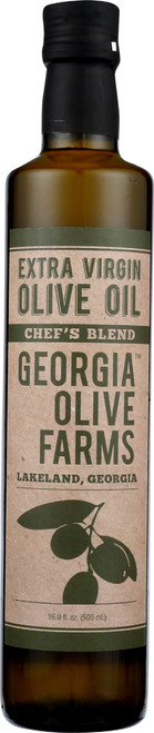 Georgia Olive Farms CHEF'S BLEND EXTRA VIRGIN OLIVE OIL 16.9oz 500ml Bottle