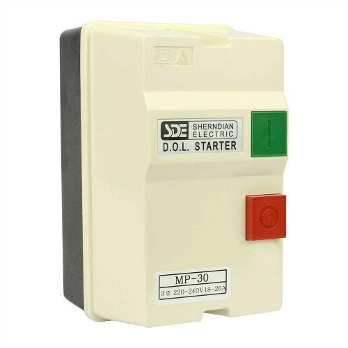 18837 - 3 Phase, 50HZ @ 240V & 60HZ @ 220V, 7.5-HP, 18-16-Amp Magnetic Switch