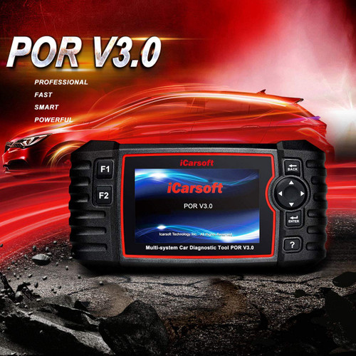 iCarsoft POR V3.0 for Porsche/Cayenne Diagnostic Tool w/ auto VIN/Quick Test/Actuation Test