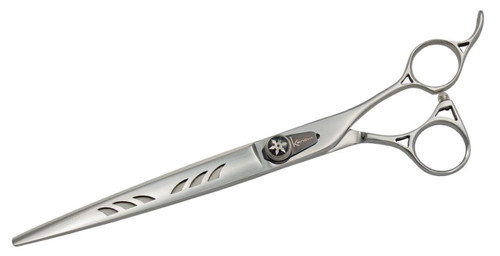 Kenchii Grooming Spider Shears Right Hand 8" Straight KESP8 with 6PK Finger Inserts