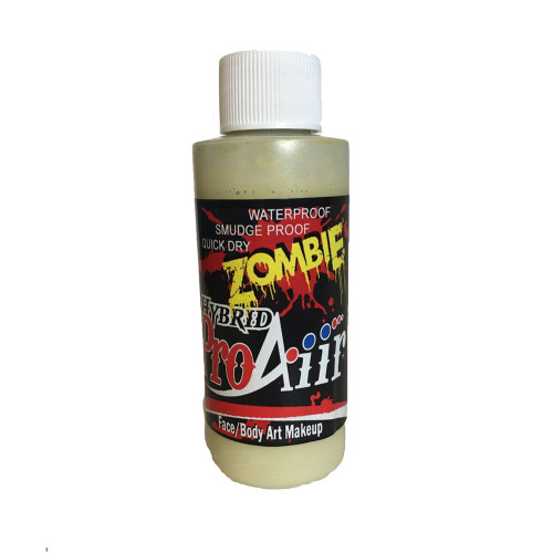 Face Painting Makeup - ProAiir WaterProof Makeup - 2.1 oz (60ml) Zombie Walking Dead