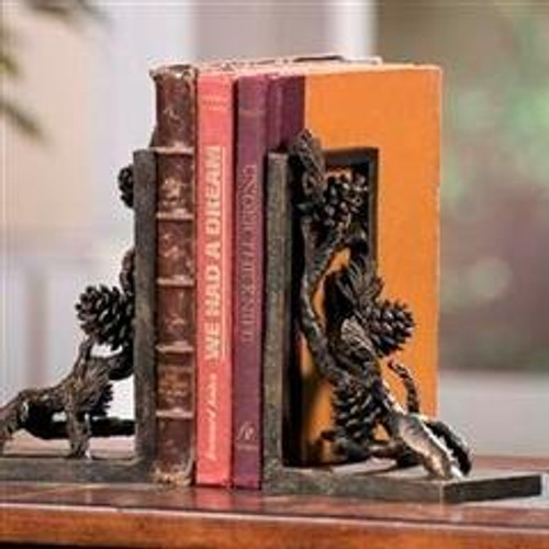 SPI Home Pinecone Bookends Pair - 31769