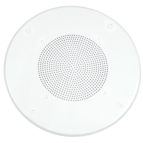 White Round Commercial Ceiling Speaker Grill for 8" Speaker (13" Total Diameter)