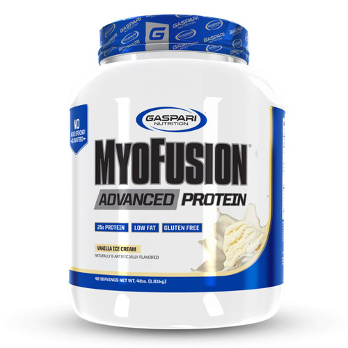 Gaspari Nutrition Myofusion Advanced Protein Blend - Vanilla Ice Cream - 4 lb