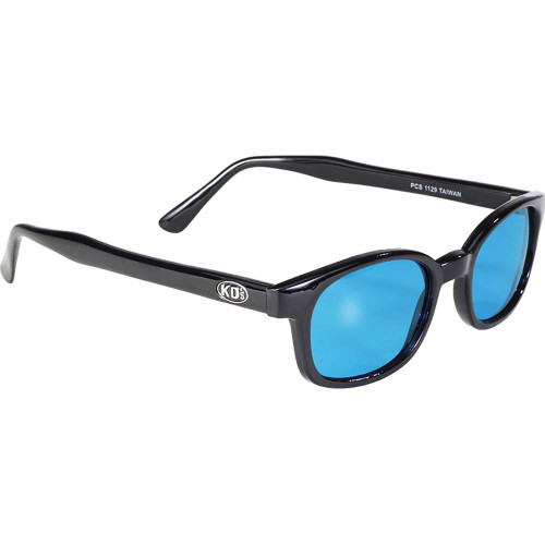 Pacific Coast Sunglasses X-KD's Black Frame/Turquoise Lens Sunglasses 1129