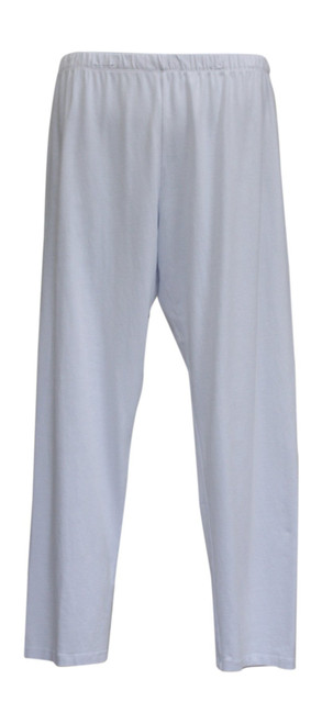 Jess & Jane Mineral Washed Cotton Spandex Legging Pant M31-Ankle White Medium