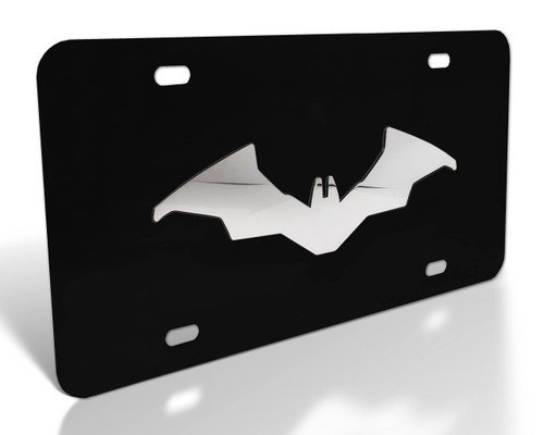 Elektroplate The Batman Movie, Black Metal License Plate