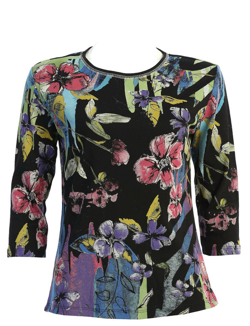 Jess & Jane Rebecca Cotton Tops 100% Cotton Baby Rib - 1X