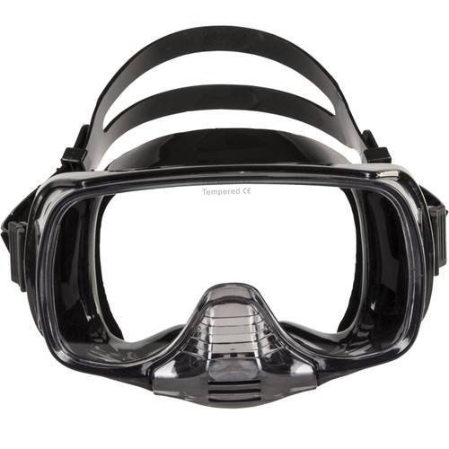 IST Imperial Panoramic View Hands-Free Water Clearance Mask M12-Black Silicone