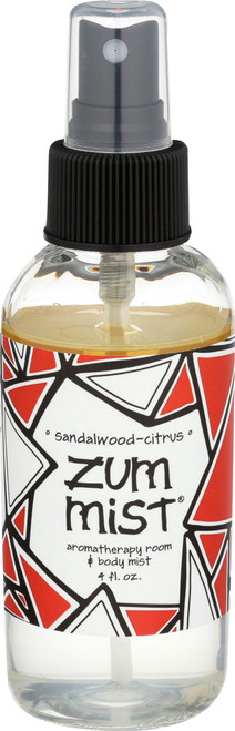 Indigo Wild Zum Mist, Sandalwood-Citrus, Clear, 4 Fl Oz