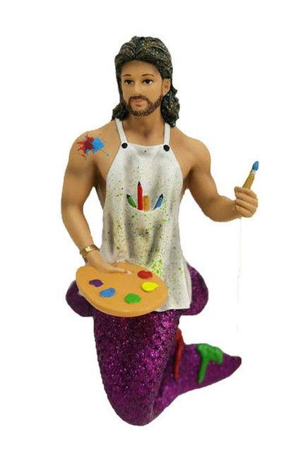 December Diamonds Splattered Merman Christmas Tree Ornament 5555143