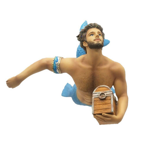 December Diamonds Treasure Trove Merman Christmas Ornament | 5555168