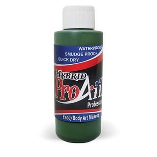 Face Painting Makeup – ProAiir Water Resistant Makeup - 2.1 oz (60ml) Forest Green