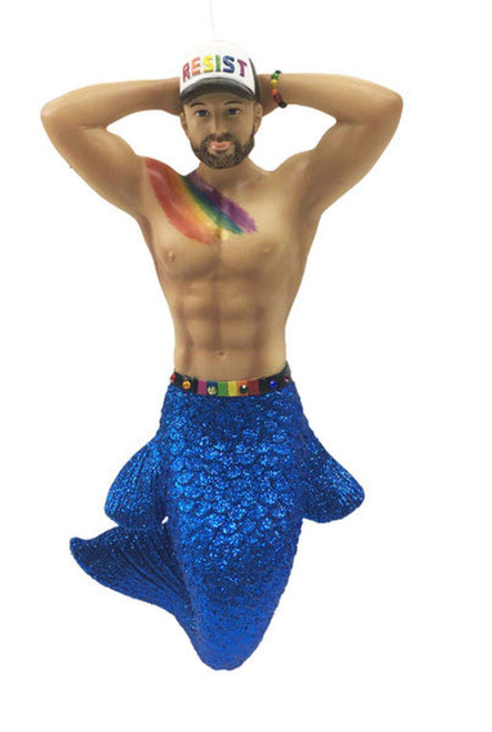 December Diamonds Resist Merman Christmas Tree Ornament 5555092 New