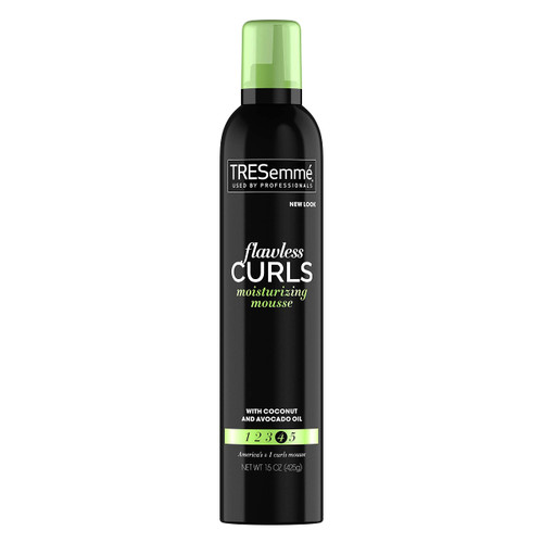 TRESemmé Flawless Curls Moisturizing Extra Hold Flawless Curls Styling Mousse 15 oz, White (Pack of 1), 624785