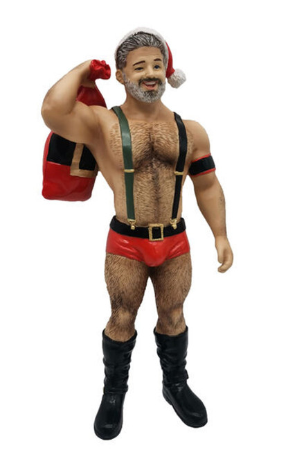 December Diamonds Poke The Bear Naughty Santa Bear Christmas Ornament 55-55325