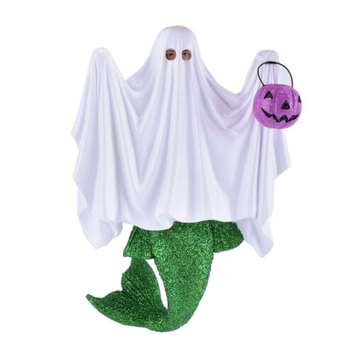 December Diamonds Mermen Boo Figurine - Halloween-Themed Decorative Figurine