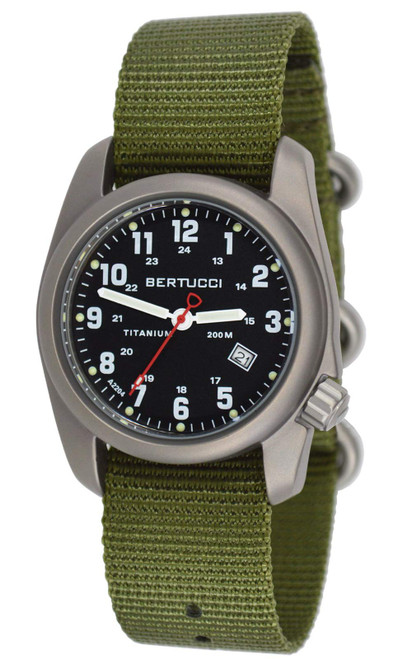 Bertucci Men's A-2T Original Classics, Black / Forest Nylon