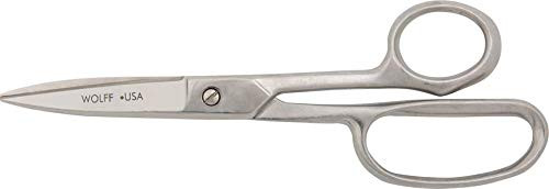 Professional Poultry Shears/Scissors - Made in USA by Wolff Industries - All Metal, High Leverage, Ergonomic Shears for Evisceration, Deboning, & Utility Poultry Processing (9" High Leverage) (9" High Leverage)