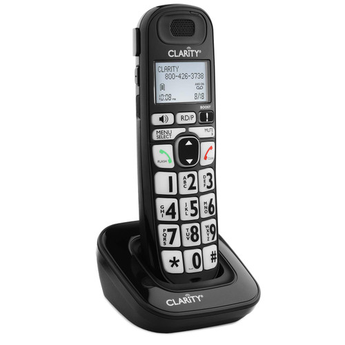 Clarity E814HS - D703HS | Amplified Cordless Additional Phone Handset for Moderate Hearing Loss
