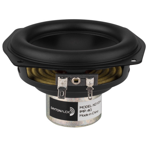 Dayton Audio ND105-4 4" Aluminum Cone Midbass Neo Driver - 4 Ohm
