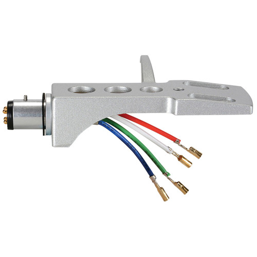 Parts Express A-T Style Phono Headshell with Lead Wires and Gold Plated Contacts