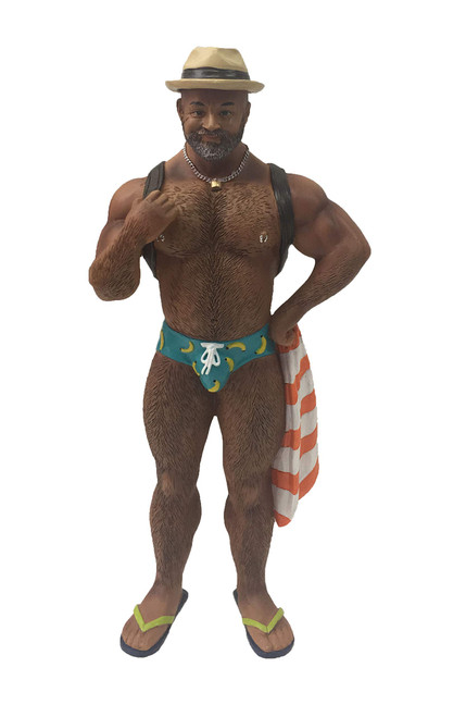 December Diamonds Poke The Bear Beach Bear POC Version Ornament 5555306