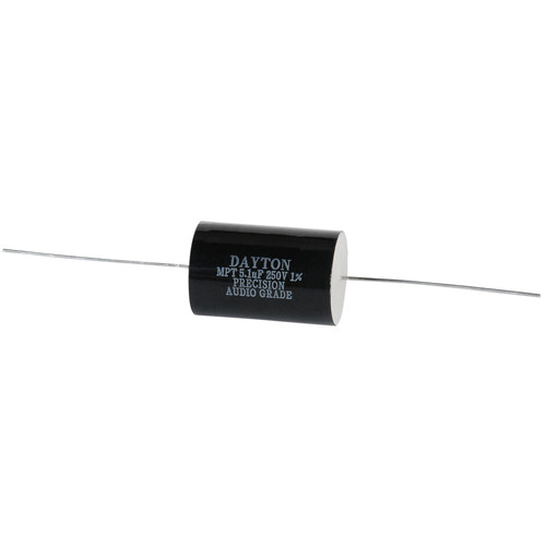 Dayton Audio PMPC-5.1 5.1uF 250V Precision Audio Capacitor - Black