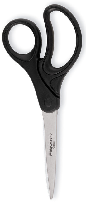 Fiskars 8 Inch Recycled Scissors, 2-Pack (01-005086J),Black