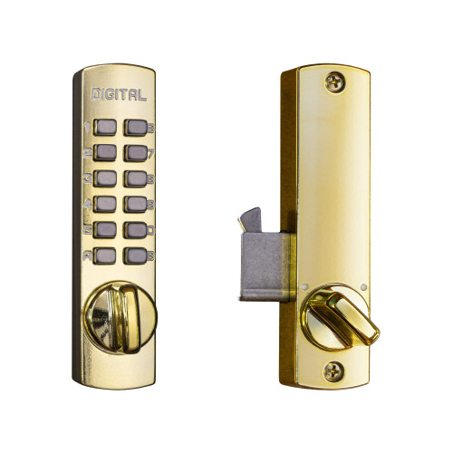 C150BB Surface Mount Hook Bolt - Bright Brass