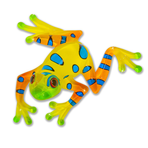 Glass Baron Frog"Rain Forest" Large
