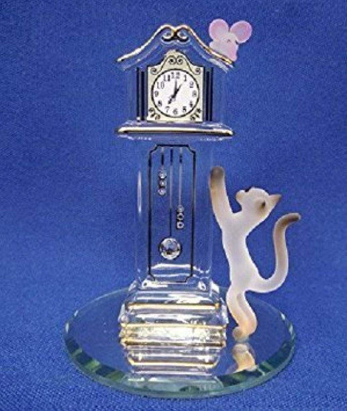 Glass Baron Hickory Dickory Clock - S4 698
