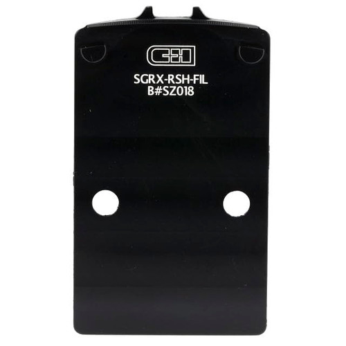 C+H Precision Optics Adapter Plate for SIG P320 with Romeo 1 Pro Optic Ready Cut & Trijicon RMR/SRO, Holosun 407C/507C/508C/508T