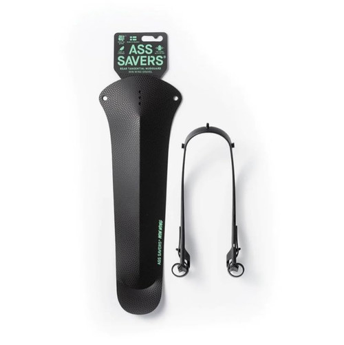Ass Savers – Win Wing 2 Gravel - Black, Rear Mudguard for Gravel Bikes with Black Wishbone, Tire Widths up to 60mm, Ultralight, Clip On, Easy Installation & Removal, Secure Mount, Swedish Design